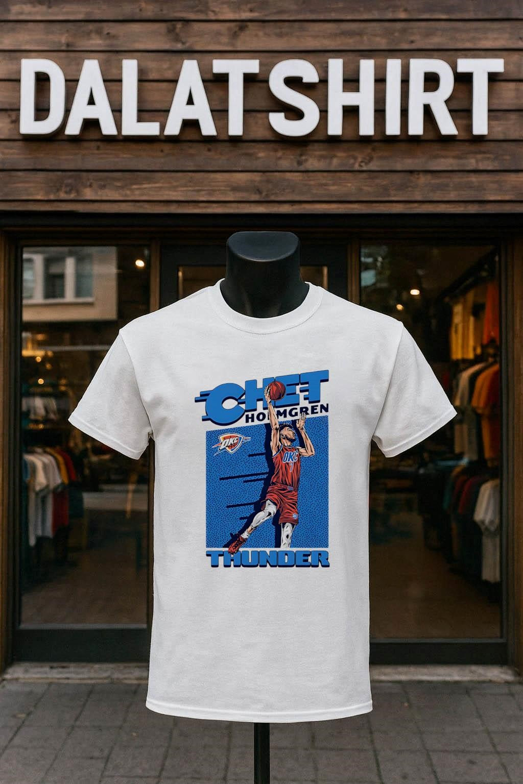 Chet Holmgren Oklahoma City Thunder Number 7 - Adult & Kids T-Shirts, Sweatshirts & Hoodies apparel design preview 1