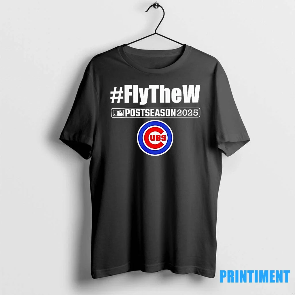 Chicago Cubs Postseason 2025 Fly The W Sweater - Adult & Kids T-Shirts, Sweatshirts & Hoodies apparel design preview 1
