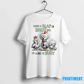 Chicken Today Is Slap An Idiot Day Im Gonna Be Busy - Adult & Kids T-Shirts, Sweatshirts & Hoodies apparel design preview 1