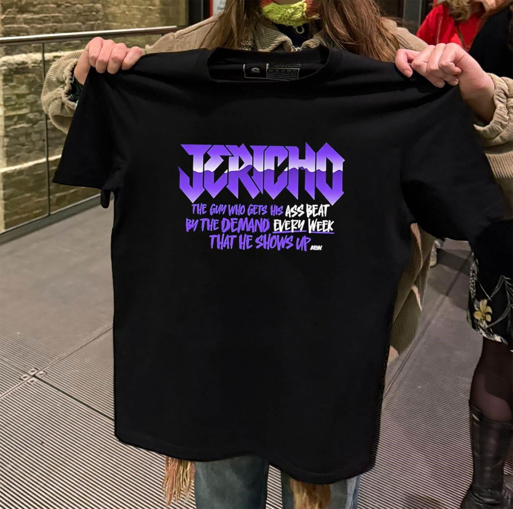 Chris Jericho AEW The Guy Who Gets His Ass Beat - Adult & Kids T-Shirts, Sweatshirts & Hoodies apparel design preview 2