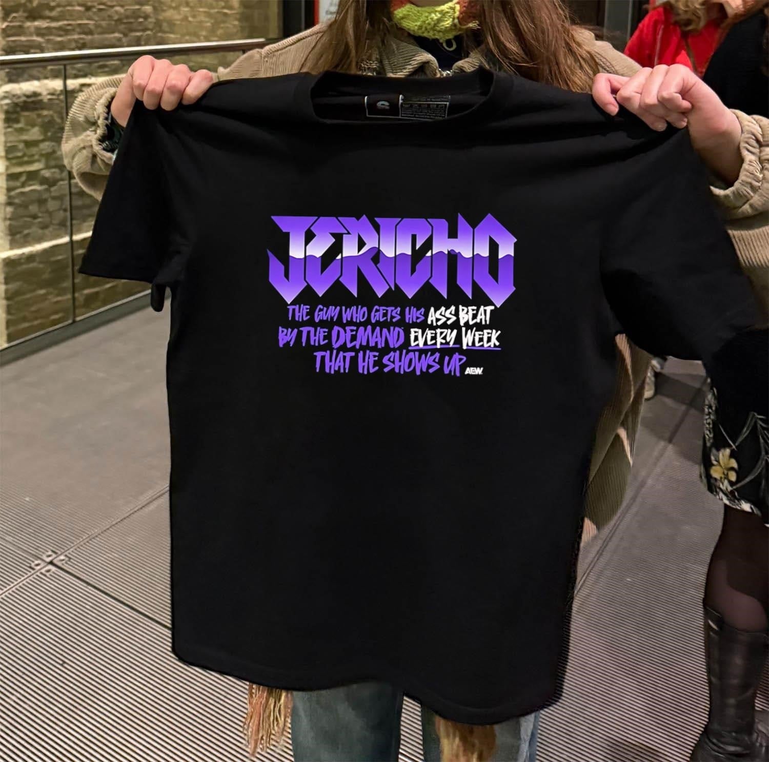 Chris Jericho AEW The Guy Who Gets His Ass Beat - Adult & Kids T-Shirts, Sweatshirts & Hoodies apparel design preview 2