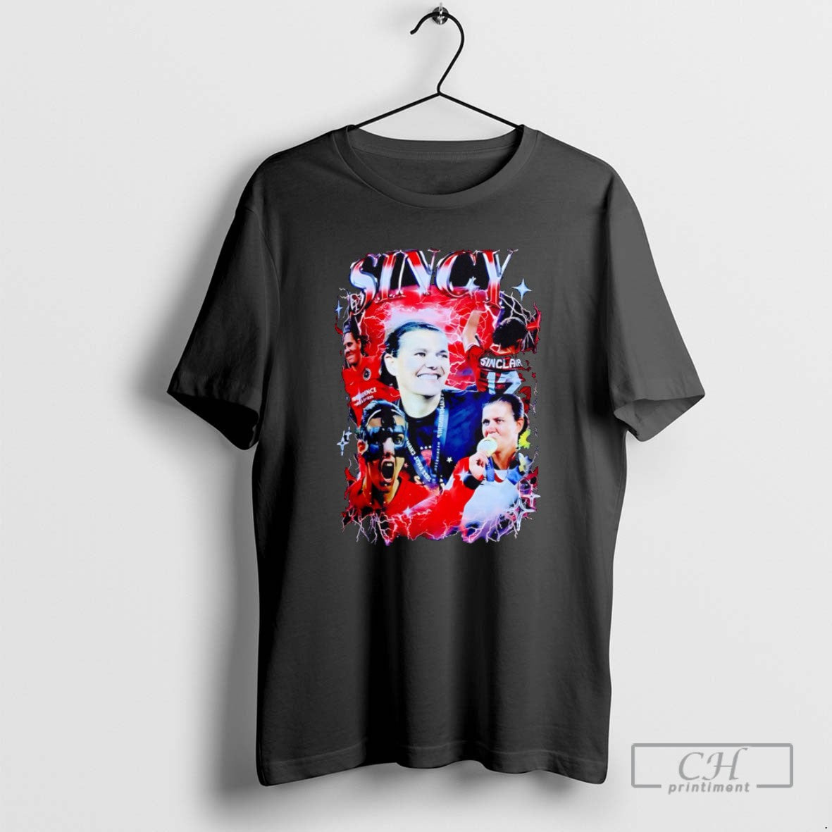 Christine Sinclair Retired Canadian Soccer Player - Adult & Kids T-Shirts, Sweatshirts & Hoodies apparel design preview 1