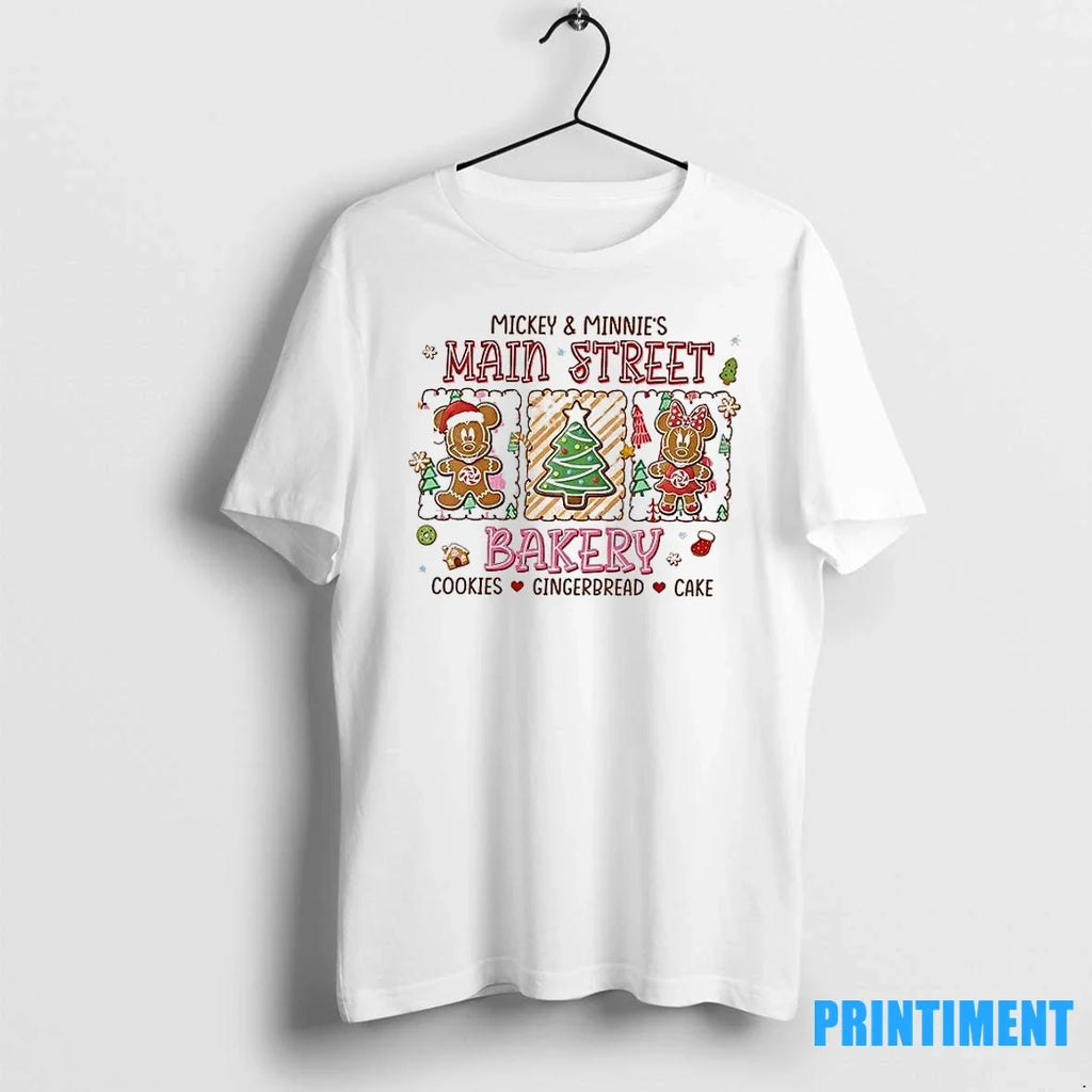 Christmas Main Street Bakery Cookies Gingerbread Cake - Adult & Kids T-Shirts, Sweatshirts & Hoodies apparel design preview 1