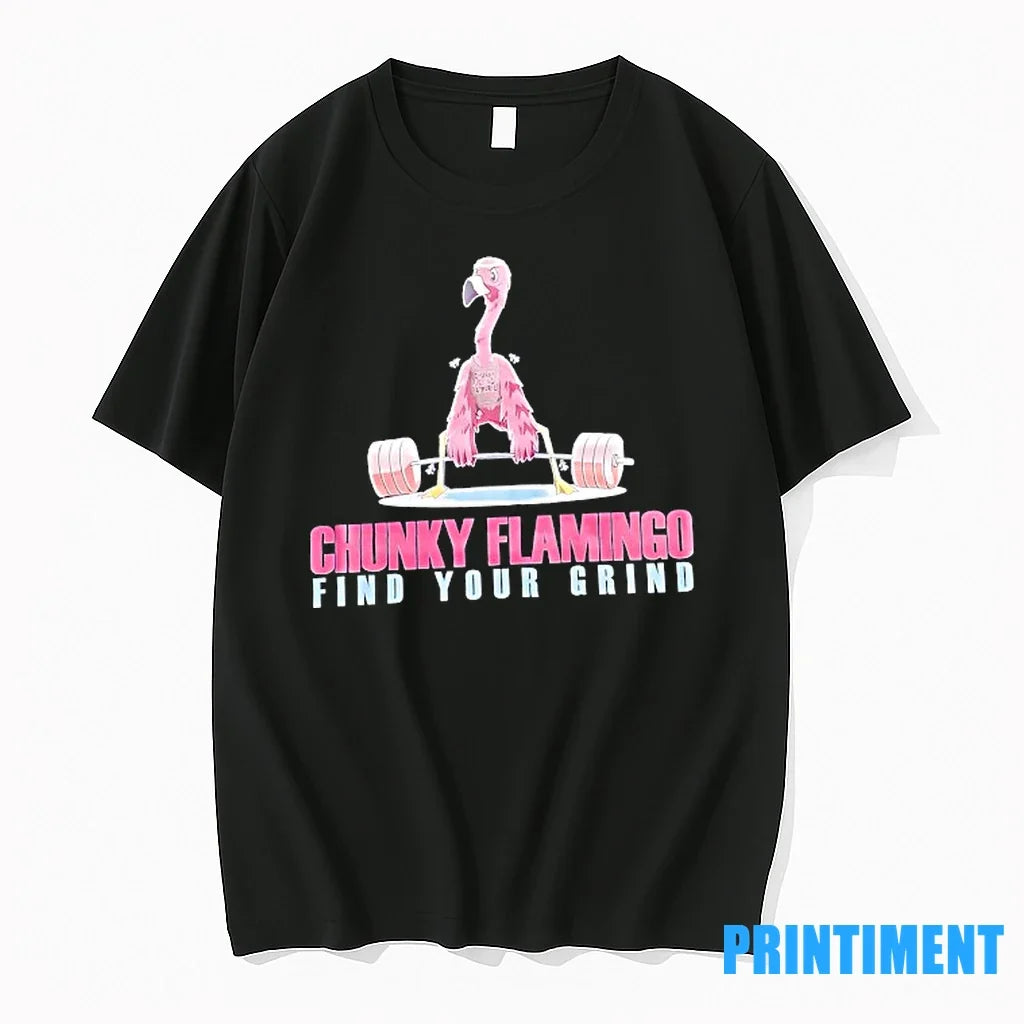 Chunky Flamingo Find Your Grind Gym Sweater - Adult & Kids T-Shirts, Sweatshirts & Hoodies apparel design preview 1