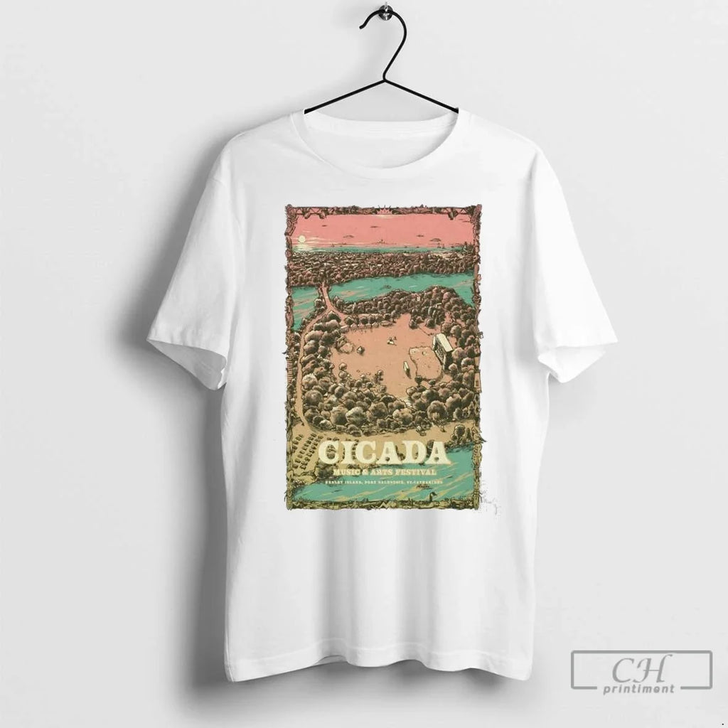 Cicada Music And Arts Festival St Catharines On Oct 3 - Adult & Kids T-Shirts, Sweatshirts & Hoodies apparel design preview 1
