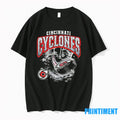 Cincinnati Cyclones Storm Warning Hockey Sweater - Adult & Kids T-Shirts, Sweatshirts & Hoodies apparel design preview 1