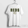 Cincinnati Reds Camo Mlb Postseason 2025 - Adult & Kids T-Shirts, Sweatshirts & Hoodies apparel design preview 1