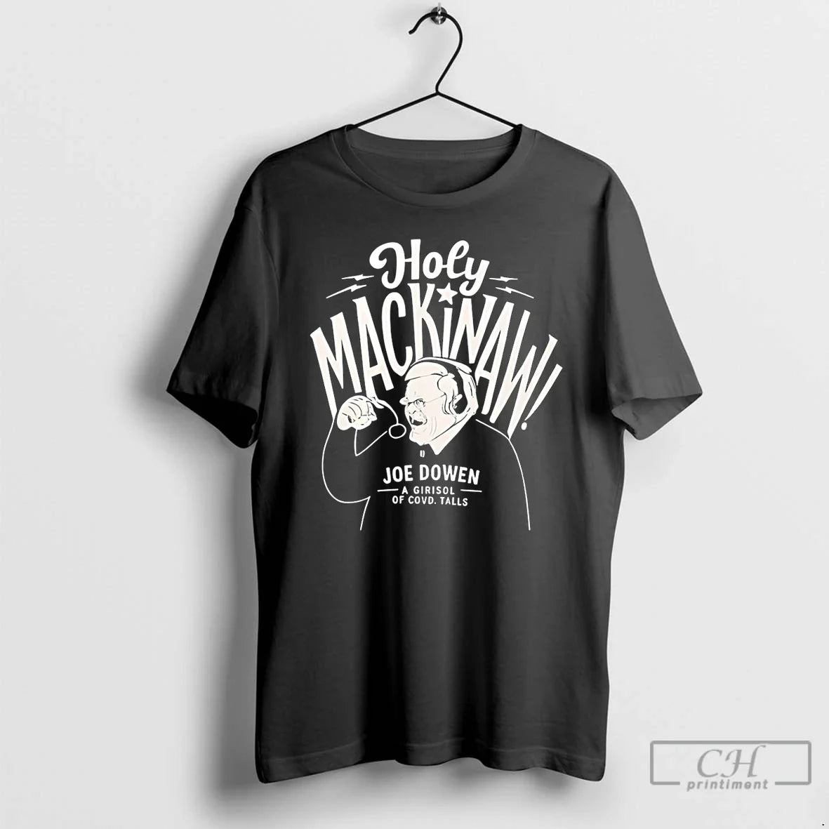Classic 1982 Joe Bowen Holy Mackinaw - Adult & Kids T-Shirts, Sweatshirts & Hoodies apparel design preview 1