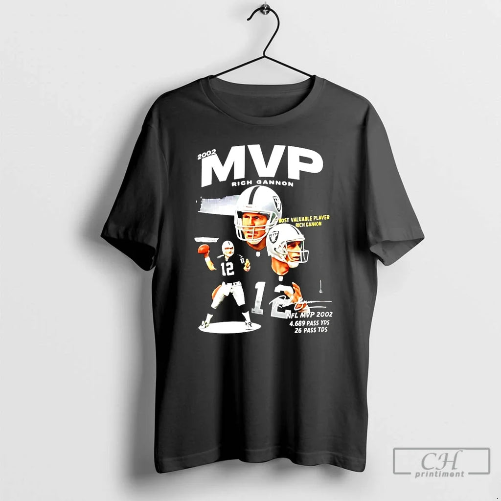 Classic 2002 Mvp Rich Gannon Most Valuable Player - Adult & Kids T-Shirts, Sweatshirts & Hoodies apparel design preview 1