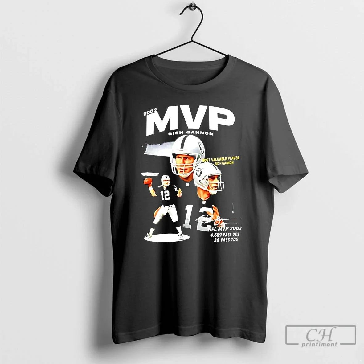 Classic 2002 Mvp Rich Gannon Most Valuable Player - Adult & Kids T-Shirts, Sweatshirts & Hoodies apparel design preview 1