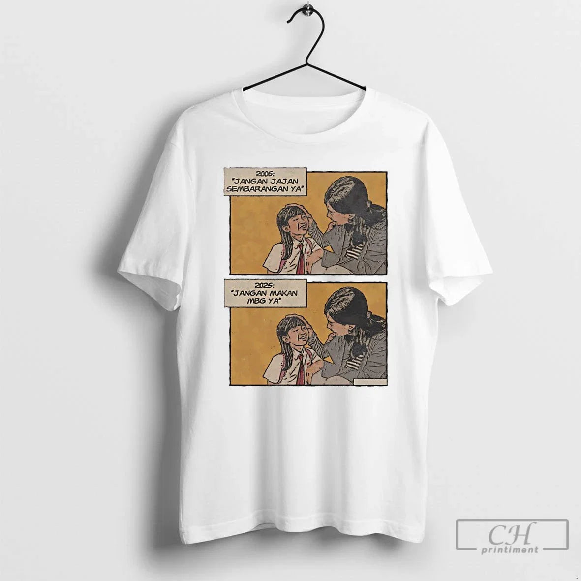 Classic 2005 Jangan Jajan Sembarangan Ya 2025 Makan - Adult & Kids T-Shirts, Sweatshirts & Hoodies apparel design preview 1