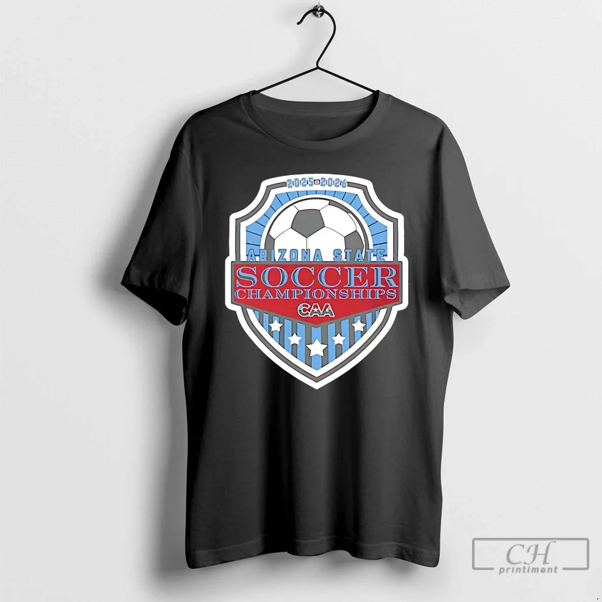 Classic 2025 26 Caa State Championship Soccer - Adult & Kids T-Shirts, Sweatshirts & Hoodies apparel design preview 1