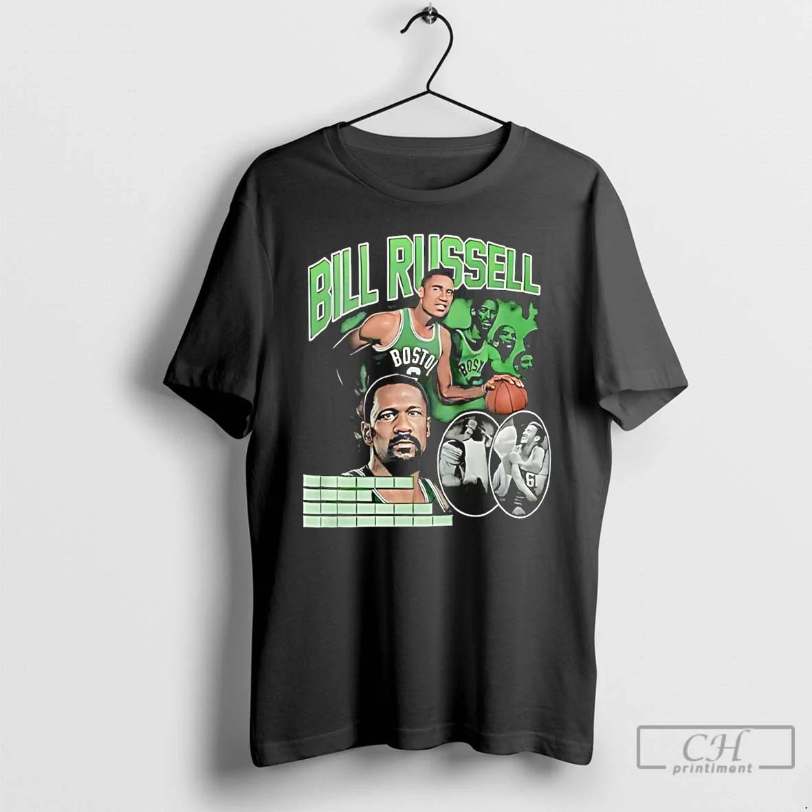 Classic 2025 Christian Gonzalez Wearing Bill Russell - Adult & Kids T-Shirts, Sweatshirts & Hoodies apparel design preview 1