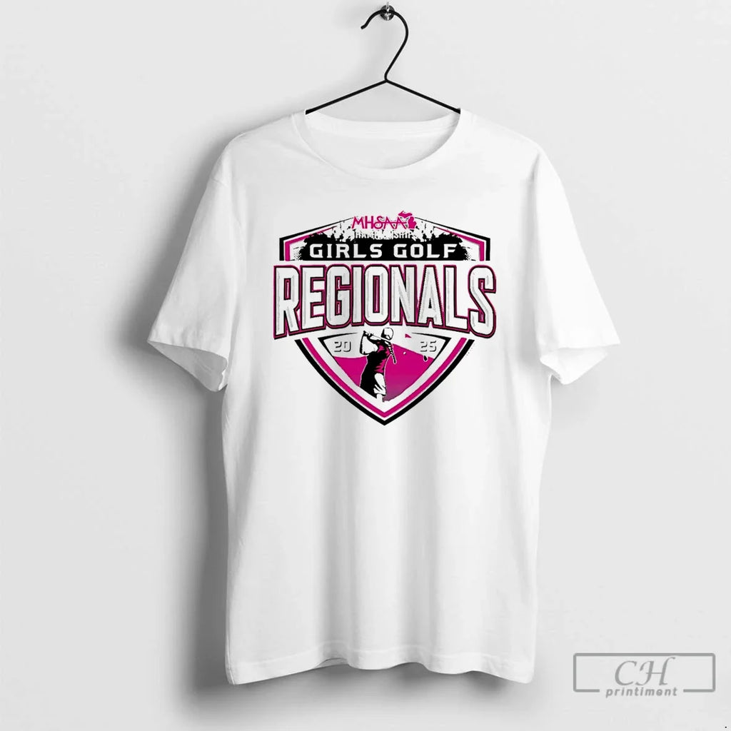 Classic 2025 Mhsaa Girls Golf Regionals Logo - Adult & Kids T-Shirts, Sweatshirts & Hoodies apparel design preview 1