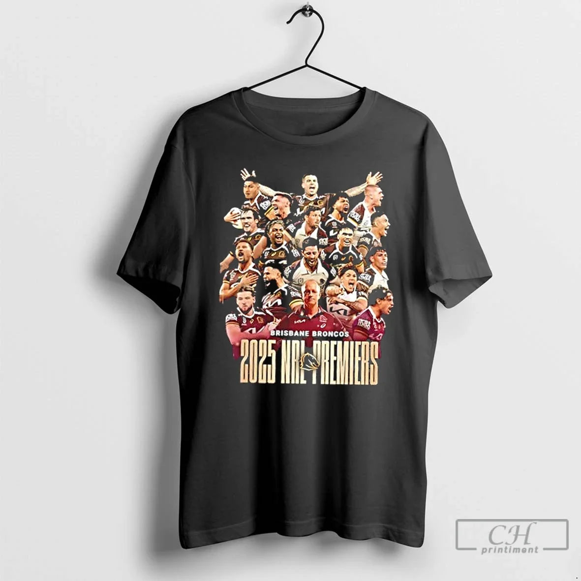Classic 2025 Nrl Premiers Brisbane Broncos All - Adult & Kids T-Shirts, Sweatshirts & Hoodies apparel design preview 1