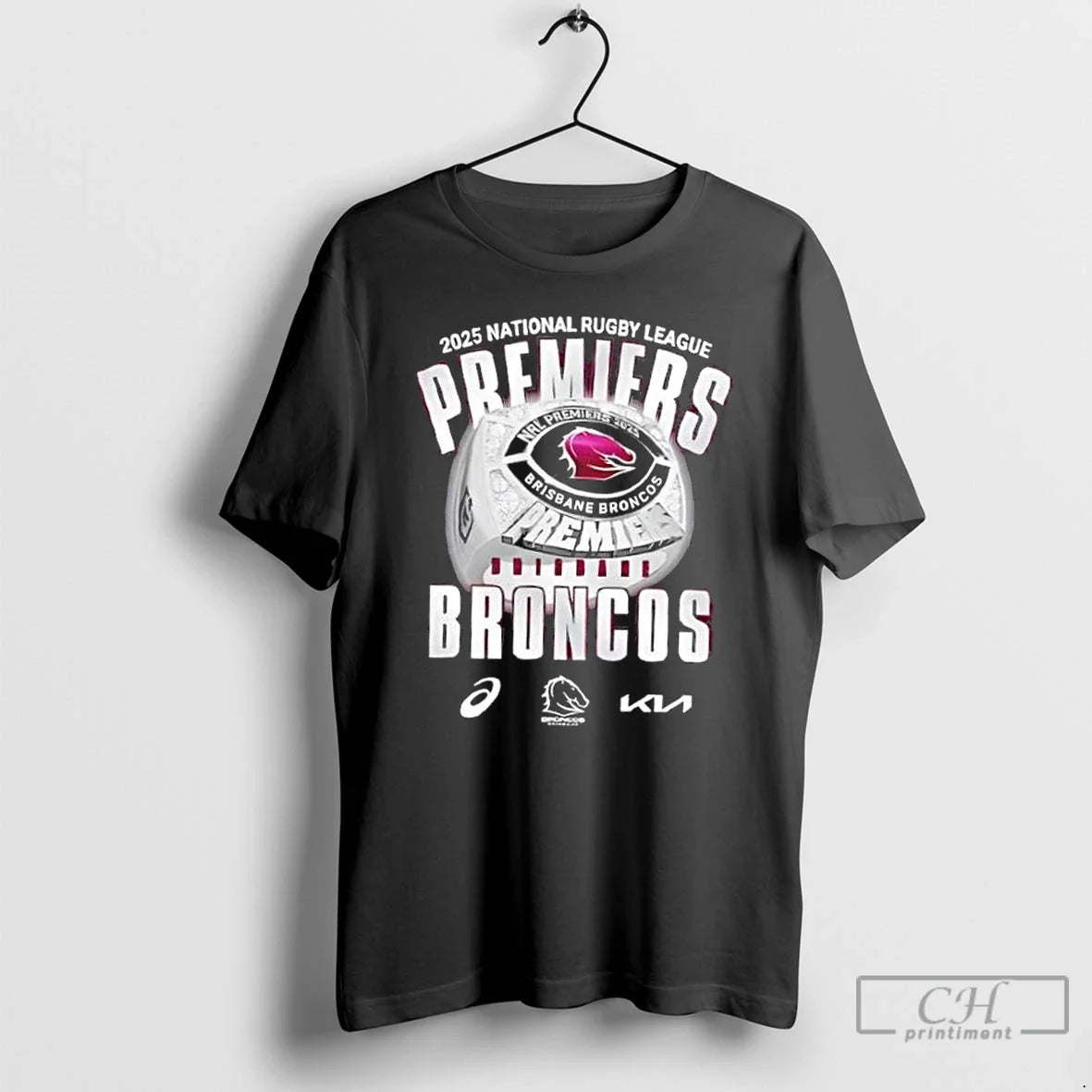 Classic 2025 National Rugby League Premiers Brisbane - Adult & Kids T-Shirts, Sweatshirts & Hoodies apparel design preview 1