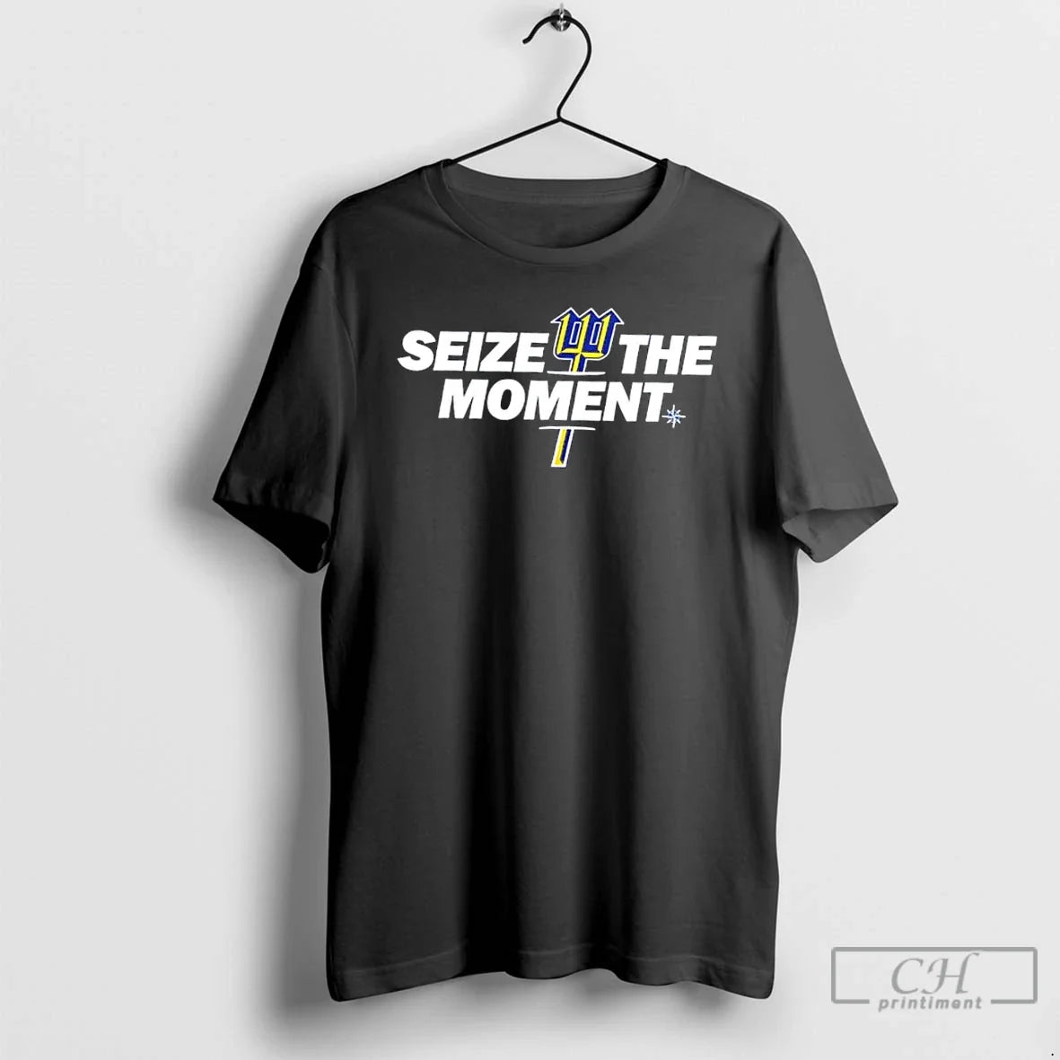 Classic 2025 Seize The Moment Seattle Mariners - Adult & Kids T-Shirts, Sweatshirts & Hoodies apparel design preview 1