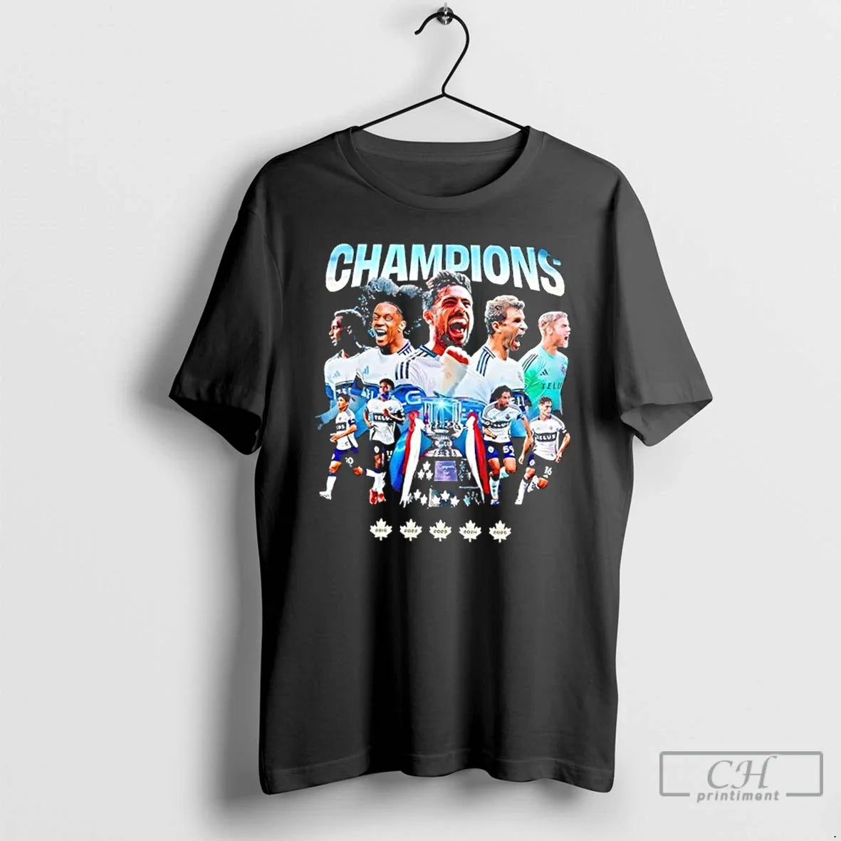 Classic 2025 Vancouver Whitecaps Fc Players Telus - Adult & Kids T-Shirts, Sweatshirts & Hoodies apparel design preview 1