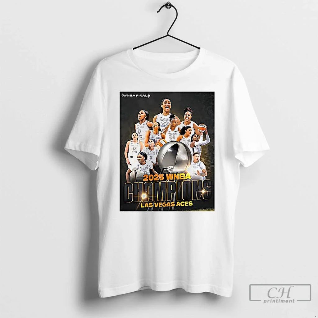 Classic 2025 Wnba Champions Las Vegas Aces T Shirs - Adult & Kids T-Shirts, Sweatshirts & Hoodies apparel design preview 1