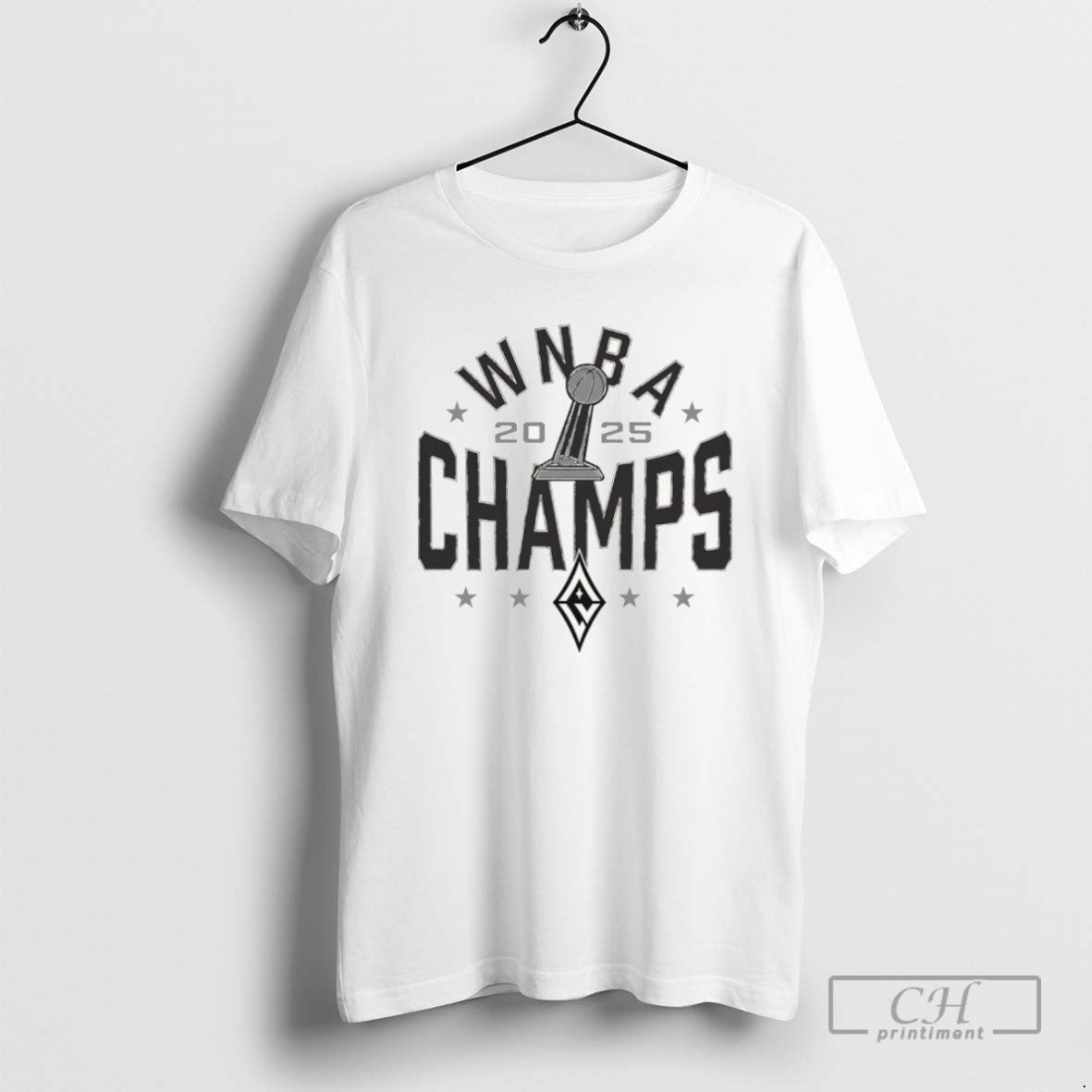 Classic 2025 Wnba Champs Las Vegas Aces Trophy Logo - Adult & Kids T-Shirts, Sweatshirts & Hoodies apparel design preview 1
