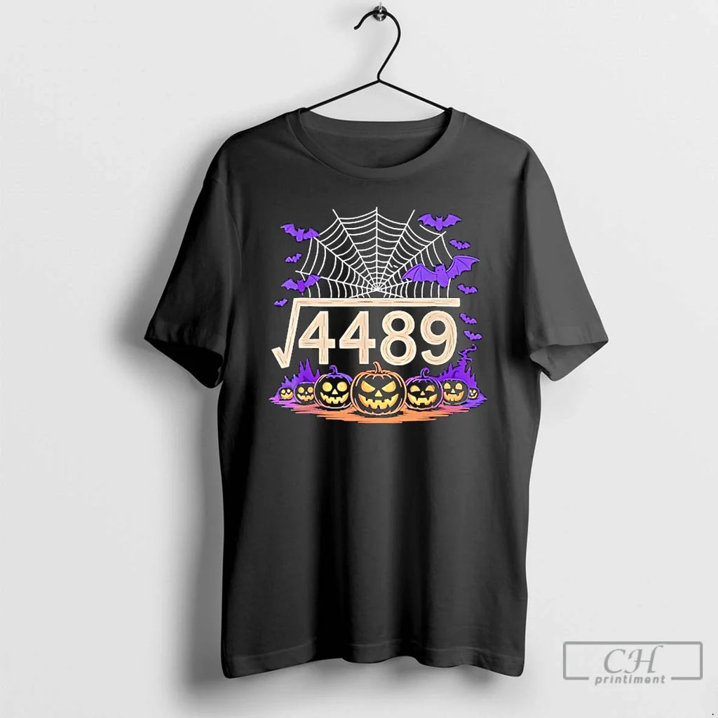 Classic 67 Meme Math Teacher 6 7 Halloween Square - Adult & Kids T-Shirts, Sweatshirts & Hoodies apparel design preview 1