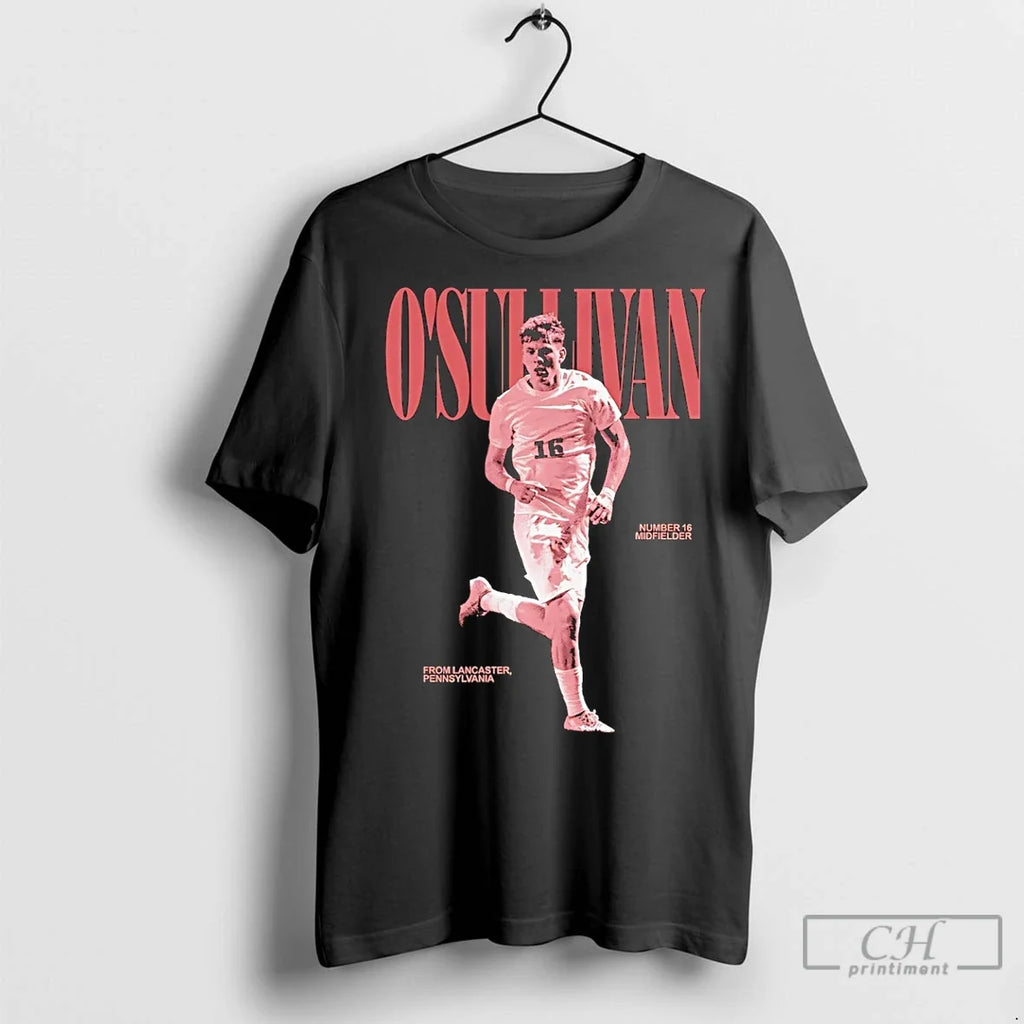 Classic Aiden Osullivan Number 16 Midfielder Vintage - Adult & Kids T-Shirts, Sweatshirts & Hoodies apparel design preview 1
