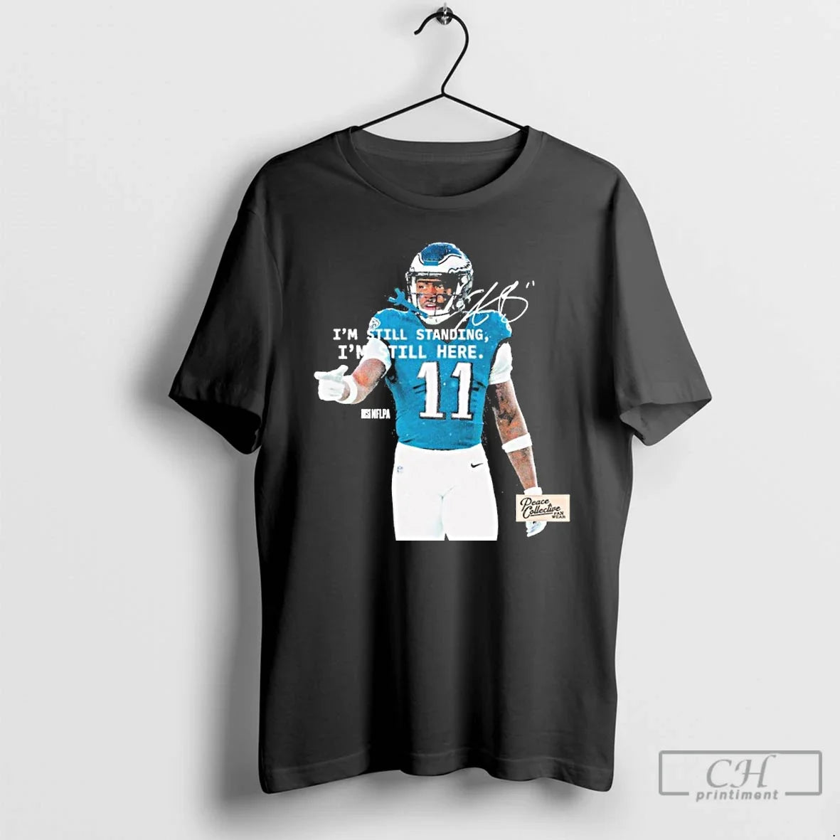 Classic Aj Brown Im Still Standing Here - Adult & Kids T-Shirts, Sweatshirts & Hoodies apparel design preview 1