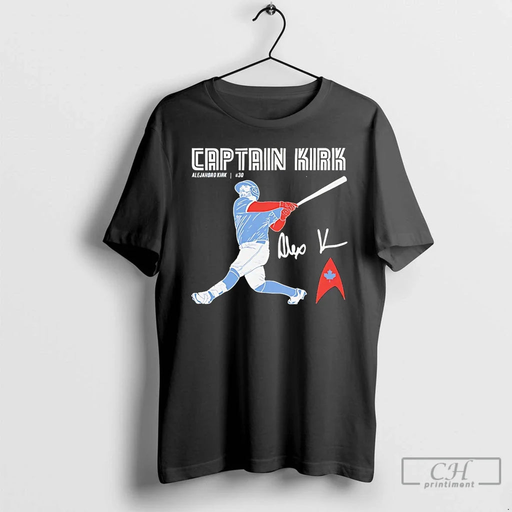 Classic Alejandro Kirk Captain Toronto Blue Jays - Adult & Kids T-Shirts, Sweatshirts & Hoodies apparel design preview 1