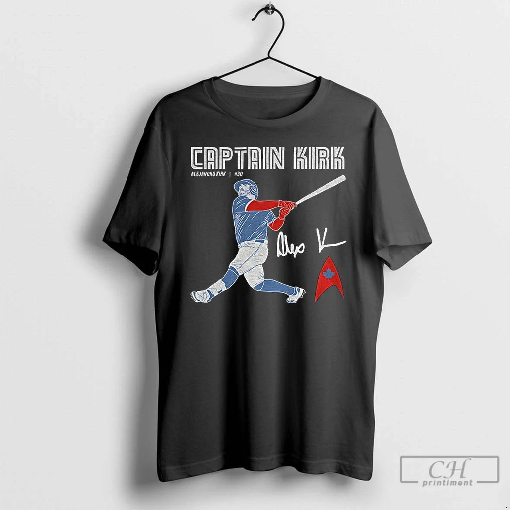 Classic Alejandro Kirk Toronto Blue Jays Captain Mlb - Adult & Kids T-Shirts, Sweatshirts & Hoodies apparel design preview 1