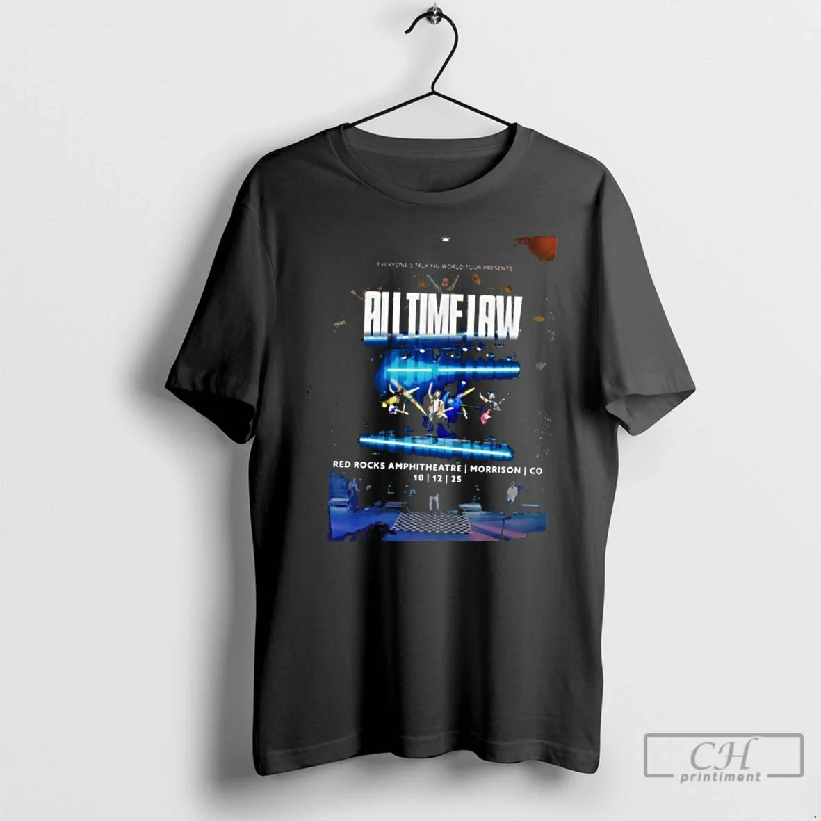 Classic All Time Low Red Rocks Amphitheatre Show On - Adult & Kids T-Shirts, Sweatshirts & Hoodies apparel design preview 1