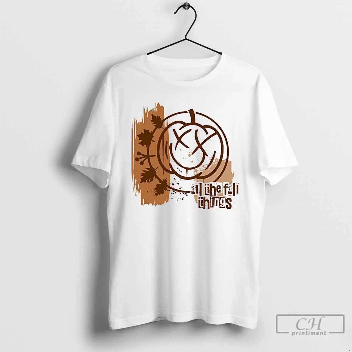 Classic All The Fall Things Pumpkin - Adult & Kids T-Shirts, Sweatshirts & Hoodies apparel design preview 1