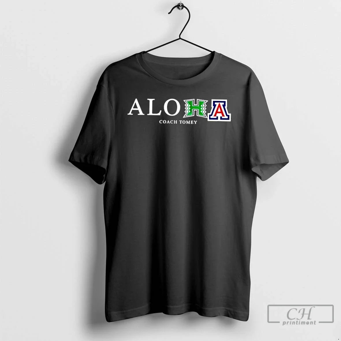 Classic Aloha Coach Tomey Hawaii University X Arizona - Adult & Kids T-Shirts, Sweatshirts & Hoodies apparel design preview 1