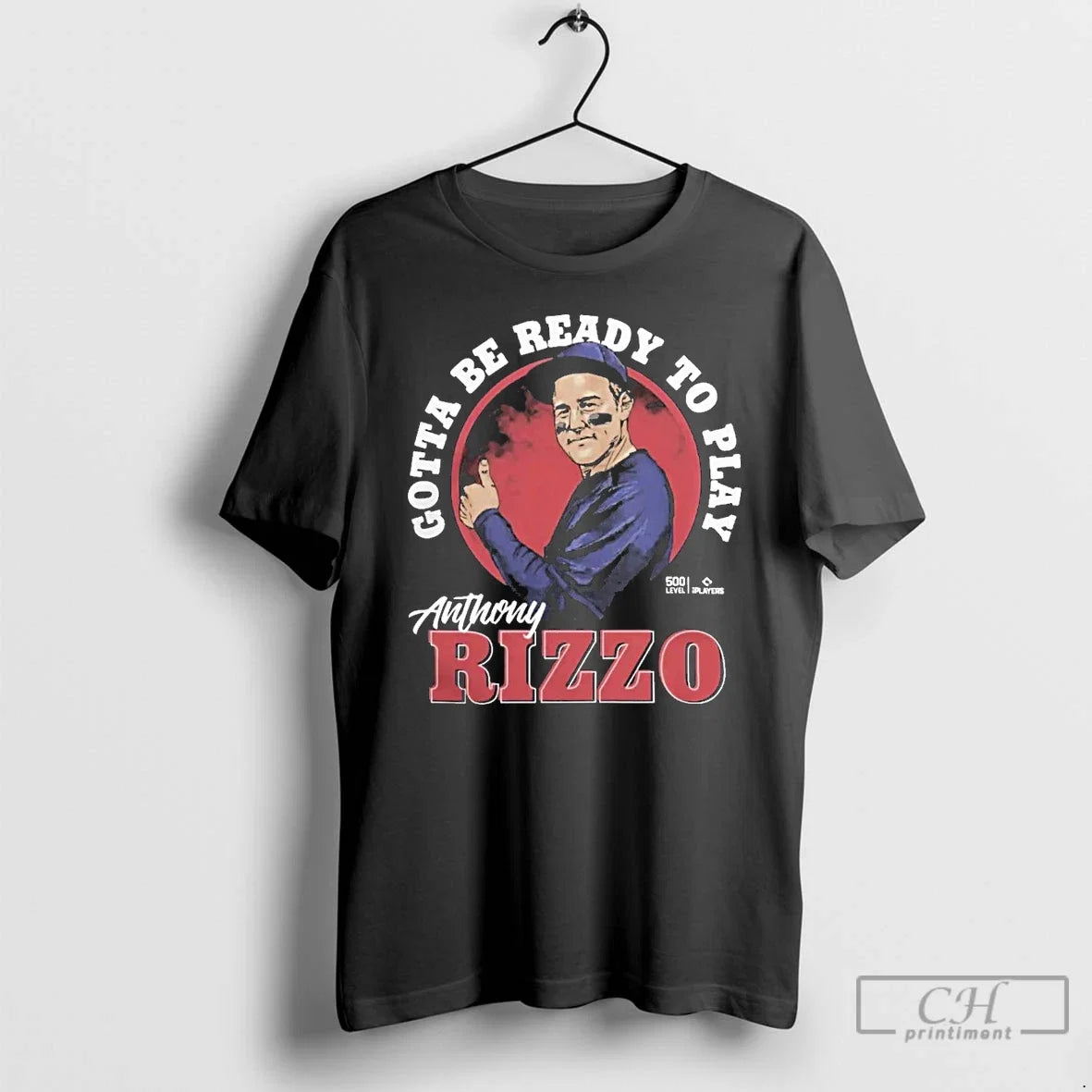 Classic Anthony Rizzo Chicago Cubs Ready To Play W - Adult & Kids T-Shirts, Sweatshirts & Hoodies apparel design preview 1