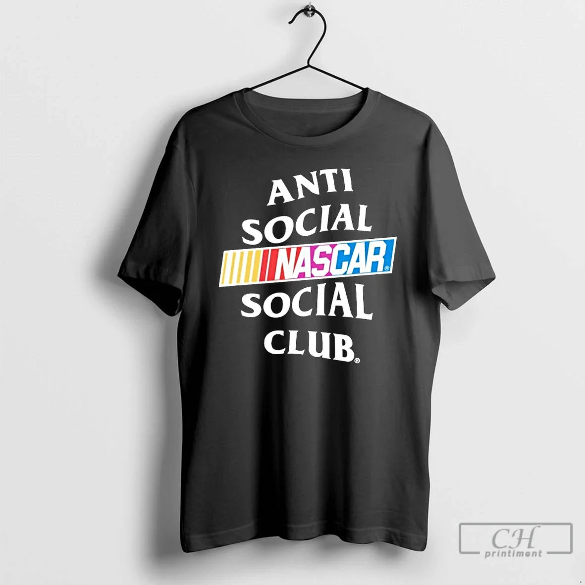 Classic Anti Social Nascar Club - Adult & Kids T-Shirts, Sweatshirts & Hoodies apparel design preview 1