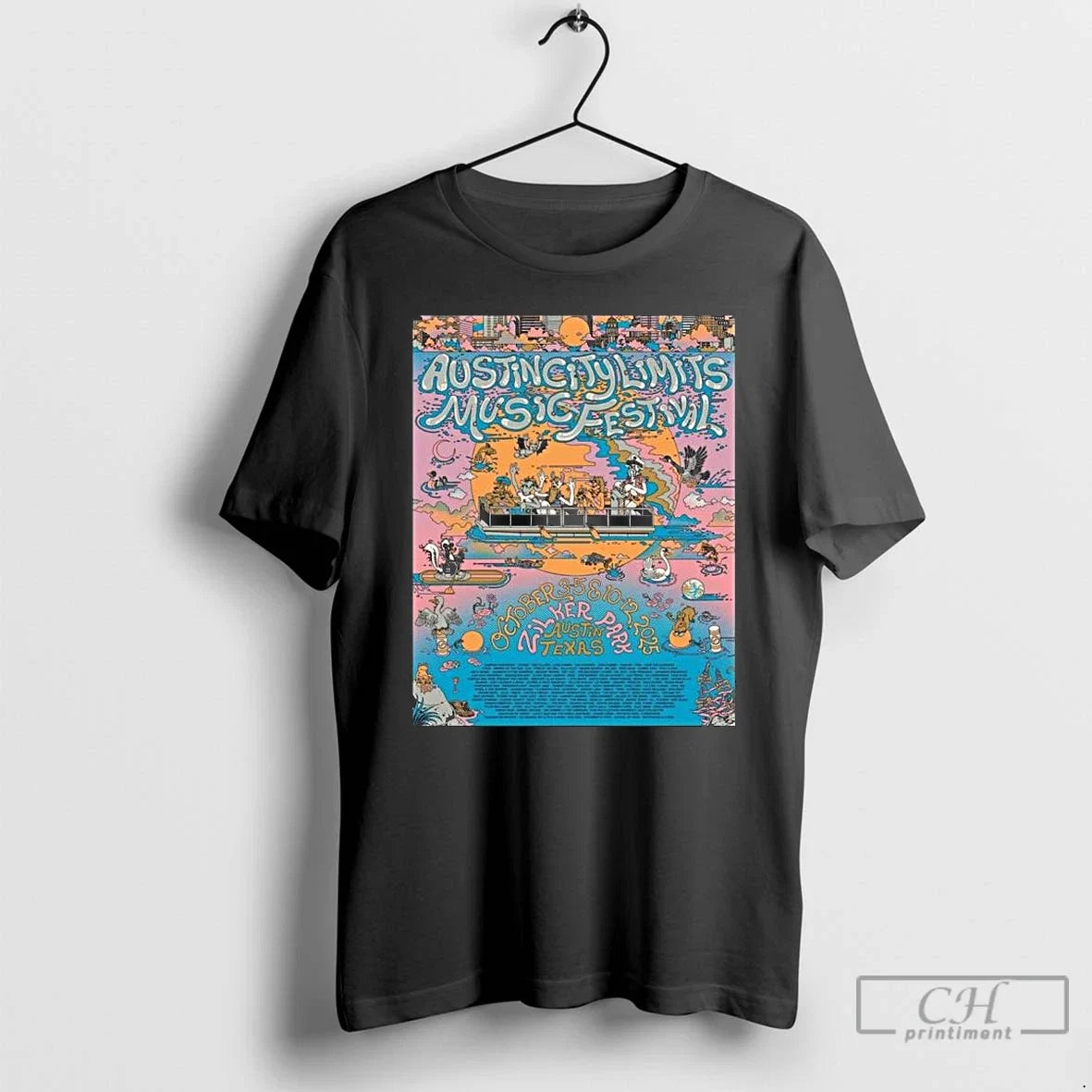 Classic Austin City Limits Music Festival 2025 At - Adult & Kids T-Shirts, Sweatshirts & Hoodies apparel design preview 1