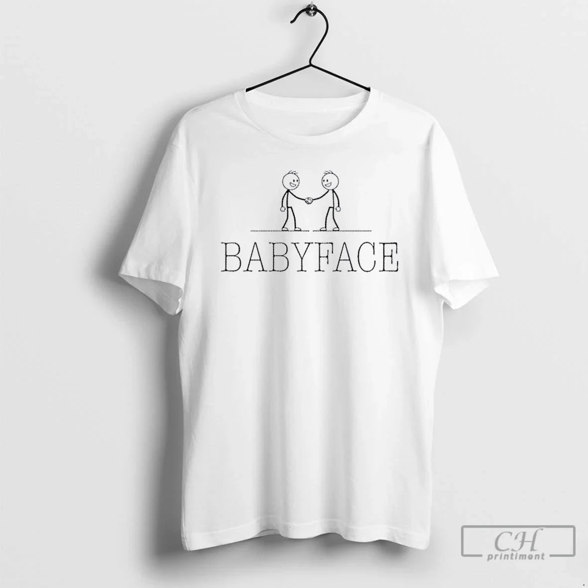 Classic Babyface Stick Figures - Adult & Kids T-Shirts, Sweatshirts & Hoodies apparel design preview 1