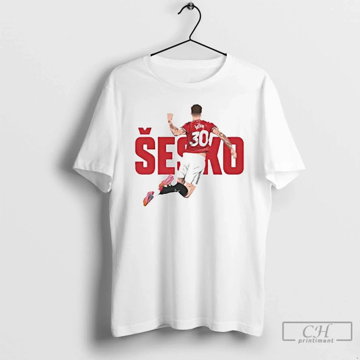 Classic Benjamin Sesko Manchester United Graphic - Adult & Kids T-Shirts, Sweatshirts & Hoodies apparel design preview 1