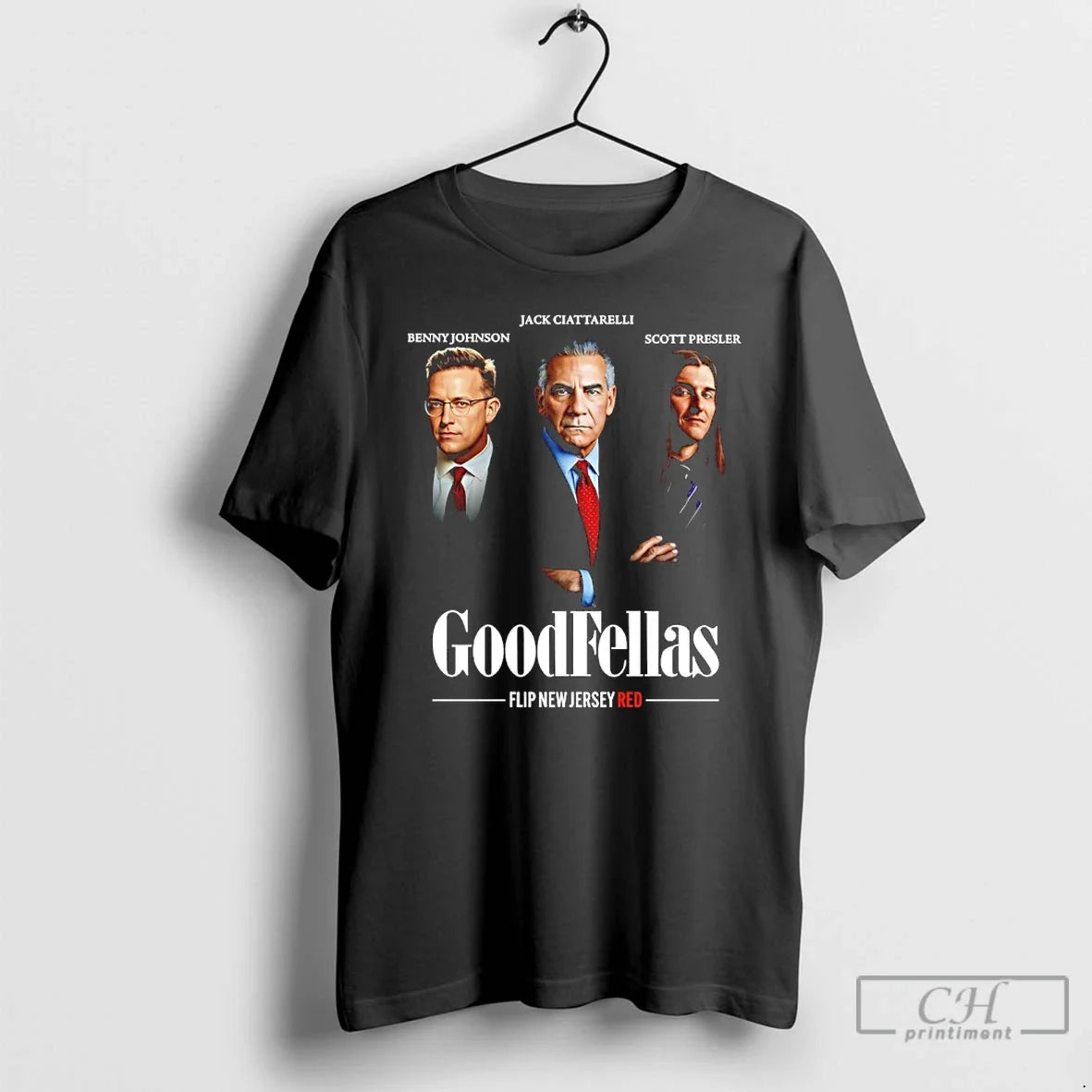 Classic Benny Johnson Jack Ciattarelli Scott Presler - Adult & Kids T-Shirts, Sweatshirts & Hoodies apparel design preview 1