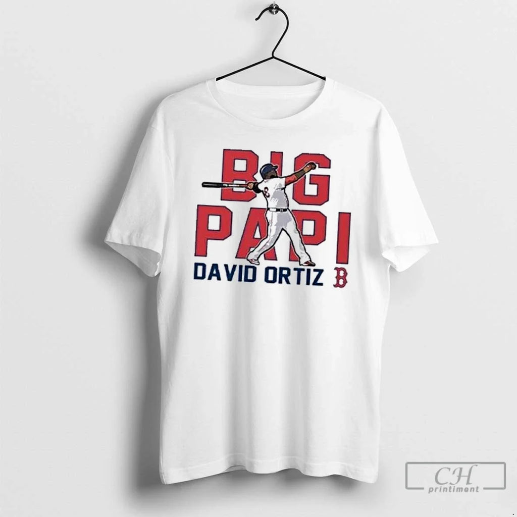 Classic Big Papi David Ortiz Boston Red Sox - Adult & Kids T-Shirts, Sweatshirts & Hoodies apparel design preview 1