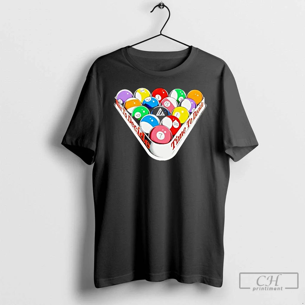 Classic Billiards Time To Decide - Adult & Kids T-Shirts, Sweatshirts & Hoodies apparel design preview 1