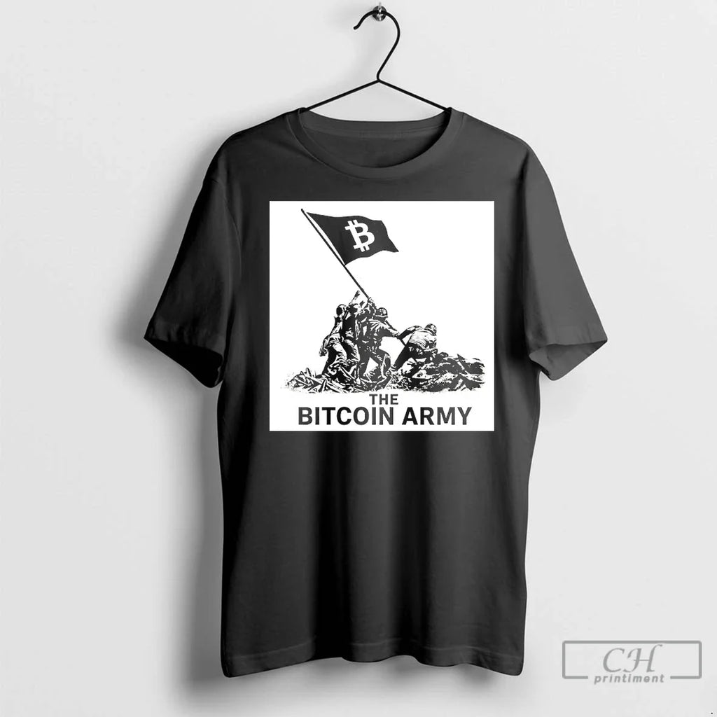 Classic Bitcoin Army Operators Graphic - Adult & Kids T-Shirts, Sweatshirts & Hoodies apparel design preview 1