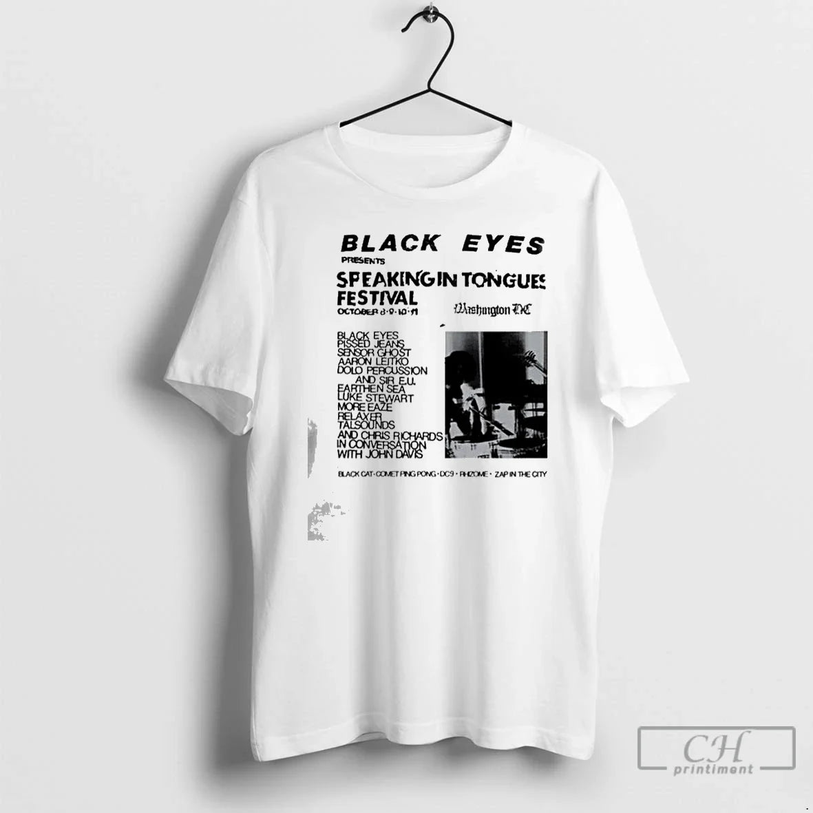 Classic Black Eyes Dischord Speaking In Tongues - Adult & Kids T-Shirts, Sweatshirts & Hoodies apparel design preview 1