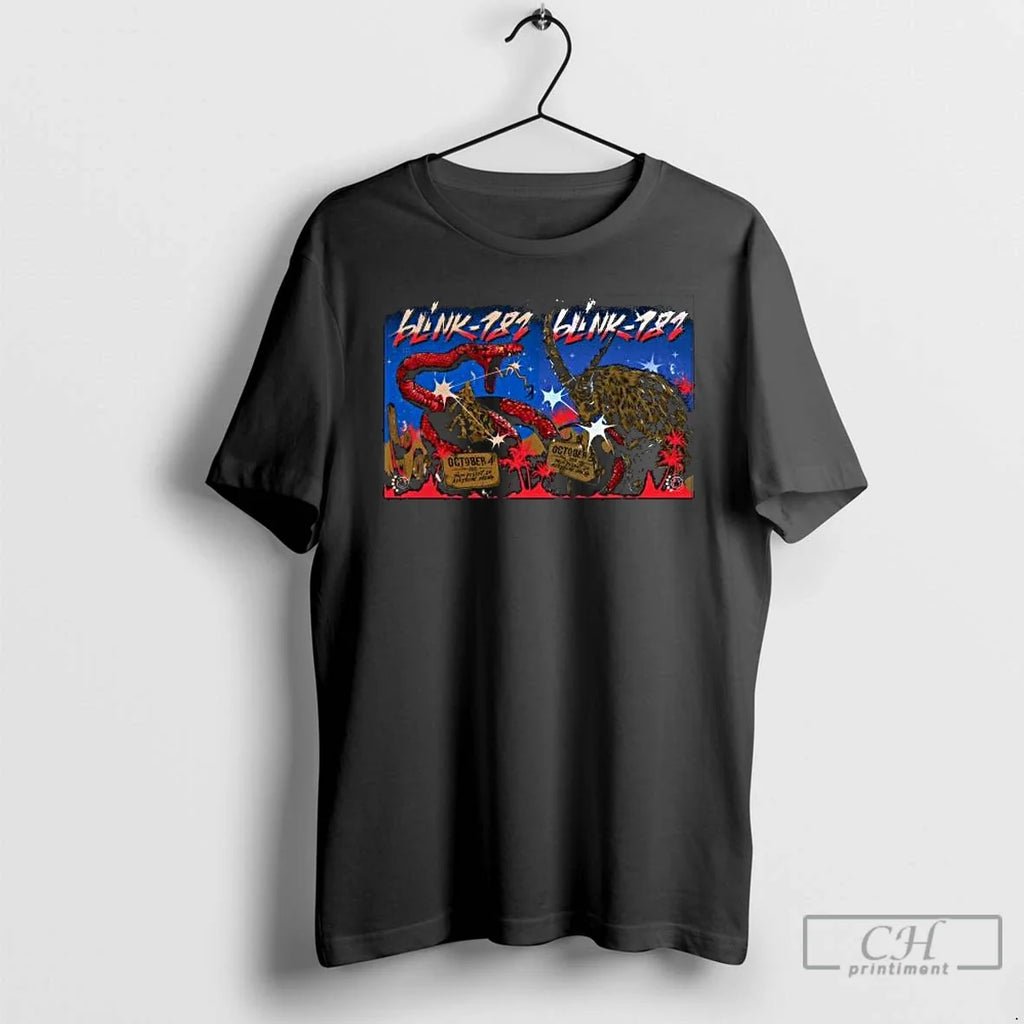 Classic Blink 182 October 4 5 2025 In Palm Desert Ca - Adult & Kids T-Shirts, Sweatshirts & Hoodies apparel design preview 1
