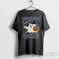 Classic Blue October Seattle Mariners Halloween Ghost - Adult & Kids T-Shirts, Sweatshirts & Hoodies apparel design preview 1