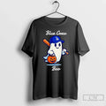 Classic Blue Crew Dodgers Happy Halloween Boo Ghost - Adult & Kids T-Shirts, Sweatshirts & Hoodies apparel design preview 1