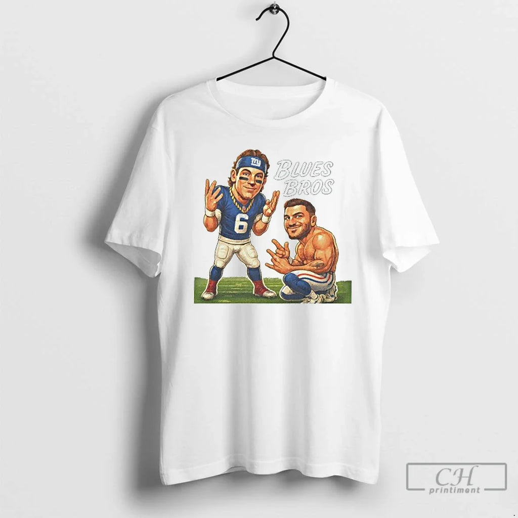 Classic Blues Bros Jaxson Dart And Cam Skattebo New - Adult & Kids T-Shirts, Sweatshirts & Hoodies apparel design preview 1