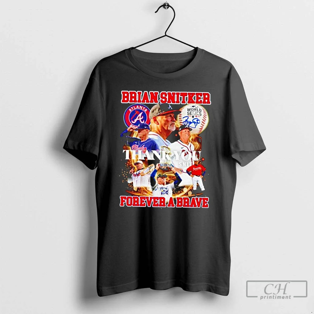 Classic Brian Snitker Thank You Forever A Braves - Adult & Kids T-Shirts, Sweatshirts & Hoodies apparel design preview 1