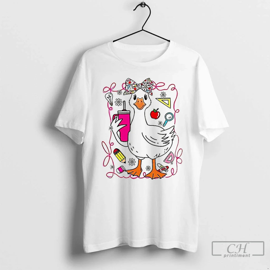 Classic Brooke And Bear Back To School Goose - Adult & Kids T-Shirts, Sweatshirts & Hoodies apparel design preview 1