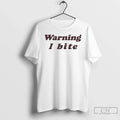Classic Brooklyn Wearing Warning I Bite - Adult & Kids T-Shirts, Sweatshirts & Hoodies apparel design preview 1