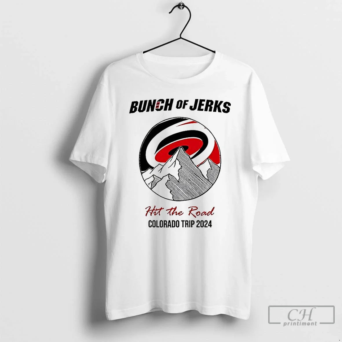 Classic Bunch Of Jerks Hit The Road Denver Colorado - Adult & Kids T-Shirts, Sweatshirts & Hoodies apparel design preview 1